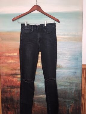 Frame Denim Dark Blue Skinny Le high Jeans 27